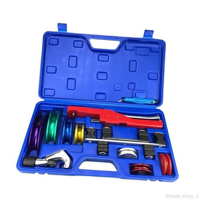 Kit Cintreuse Tuyaux HVAC - Outils Chauffage Climatisation Avec Supports Et Tête De Cintrage