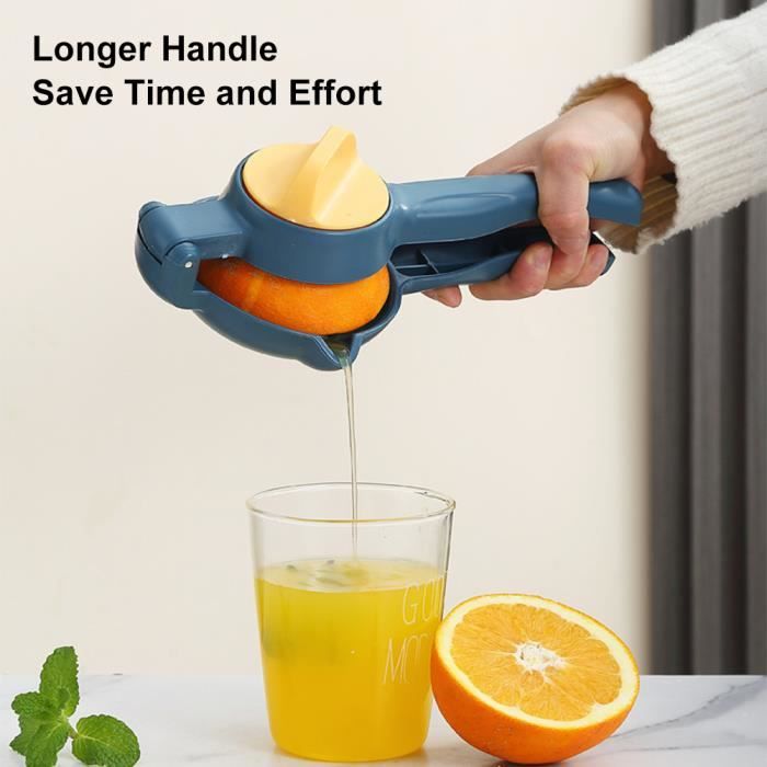 Presse-agrumes Manuel Sans BPA - Pour Citrons, Oranges, Grenades - Passe Au Lave-vaisselle - Capacité 400 Ml