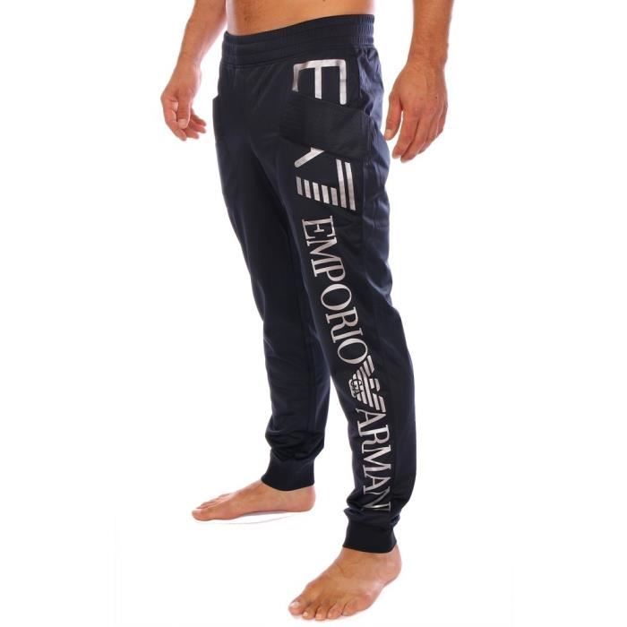 EA7 - Armani - Bas de Jogging bleu marine homme hiver 2016 ...