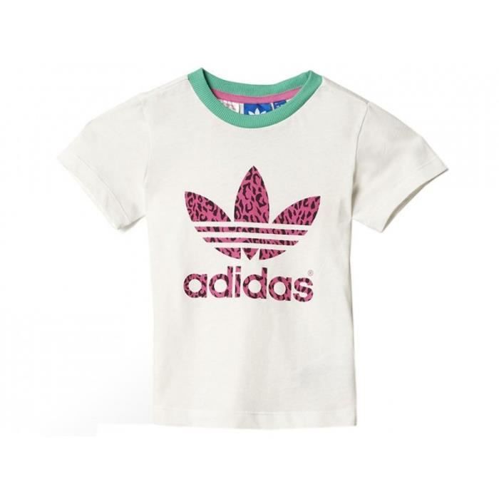 tee shirt fille adidas