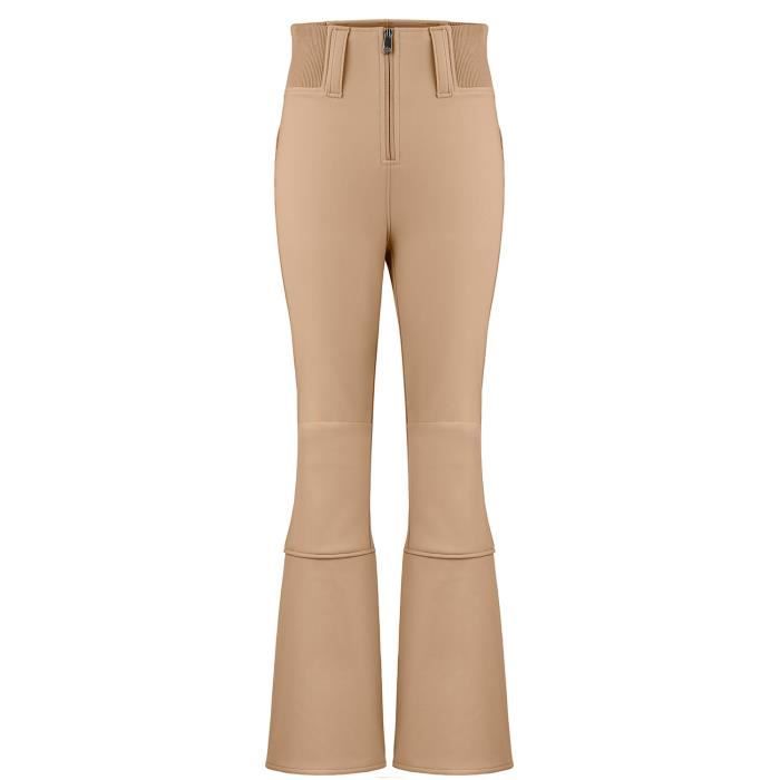 pantalon de ski softshell poivre blanc 1121 almond brown femme