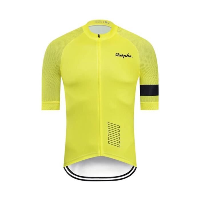 Maillot De Cyclisme Homme Longue Anti-UV, Respirant Et Séchant Vite - Idéal Pour L'automne
