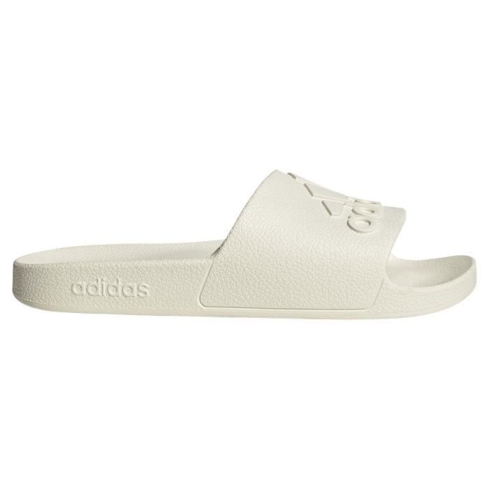 adidas Mixte Adilette Aqua Slide Sandal Off White-Off White-Off White 39 1-3 EU