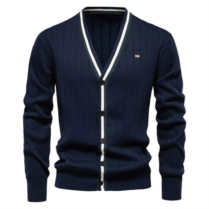 Homme Gilet Pull polaire A côtes Tricoter Tricoté Couleur unie Capuche basique Guêtres Usage