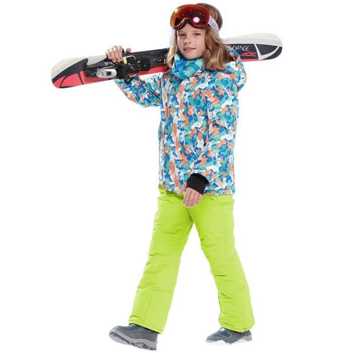 Combinaison de Ski Enfants Marque pièces Veste Pantalon