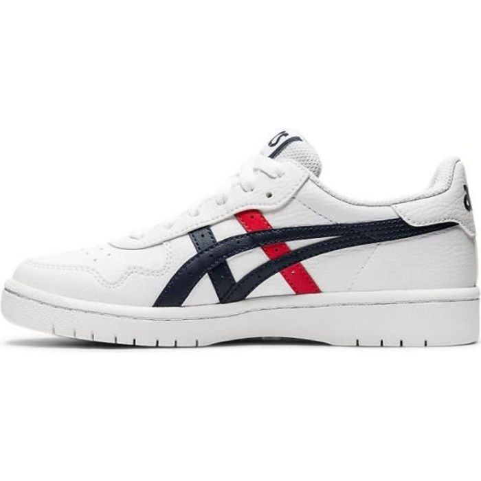 asics rouge blanche