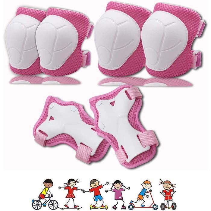 Genouillères, Coudières Et Protège-poignets BOSONER Pour Enfants – équipement De Protection Pour Roller, Vélo, Skateboard – Tailles S Et M