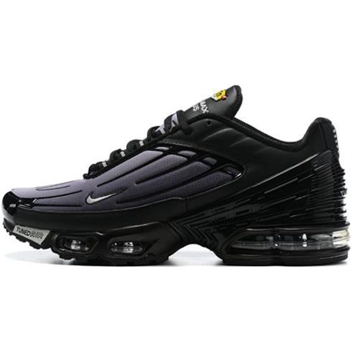 Baskets NIKE AIR MAX Tn3 Plus TXT Homme de Entrainment Pour Running Noir  Violet Gris - Cdiscount Sport