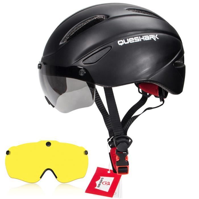 Casque De Vélo Réglable Leoyee - Visière Amovible, Taille 56-62cm - Pour VTT Et Ville