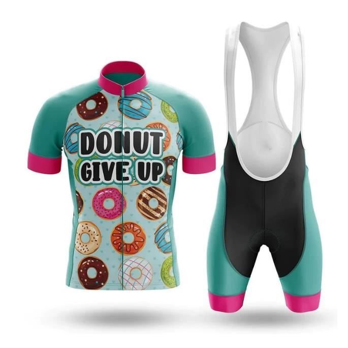 Maillot Cyclisme Homme Manches Courtes – Motif Feuilles Tropicales – Séchage Rapide, Respirant – 3 Poches Arrière – Pour Vélo Route Et VTT - 2