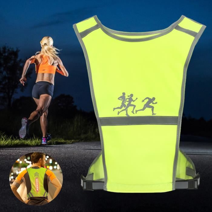 gilet de securite coureur à pied running