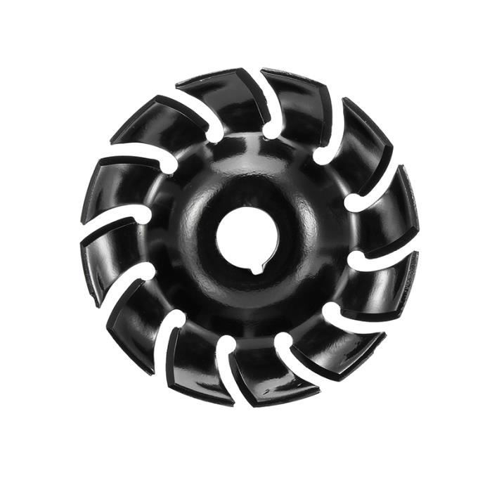 Disque De Sculpture Sur Bois 12 Dents - Alésage 22 Mm - Compatible Meuleuse D'angle 125 Mm - Pour Façonnage Rapide Et Précis - 5