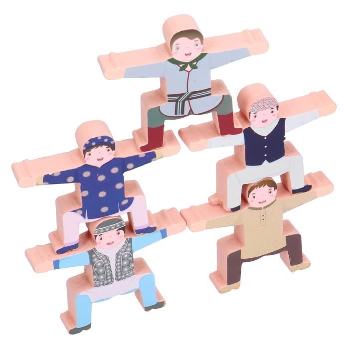 Jeu Géant Jenga En Bois - Version Rétro Ou Empilable - Blocs En Bois Pour Enfants Et Adultes - Neuf