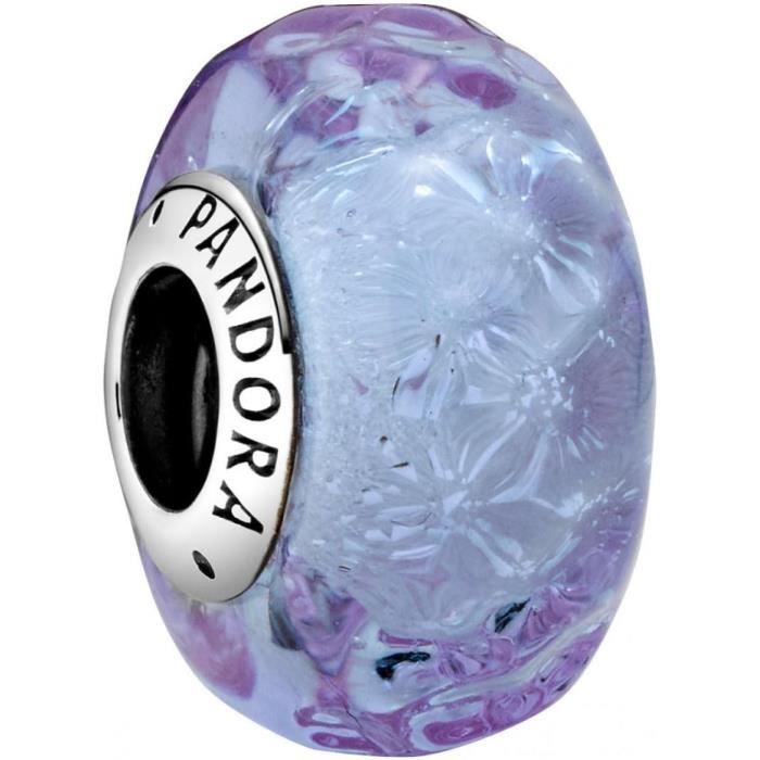 charm en verre de murano lavande violet 798875 pandora c00 taille unique pour femme