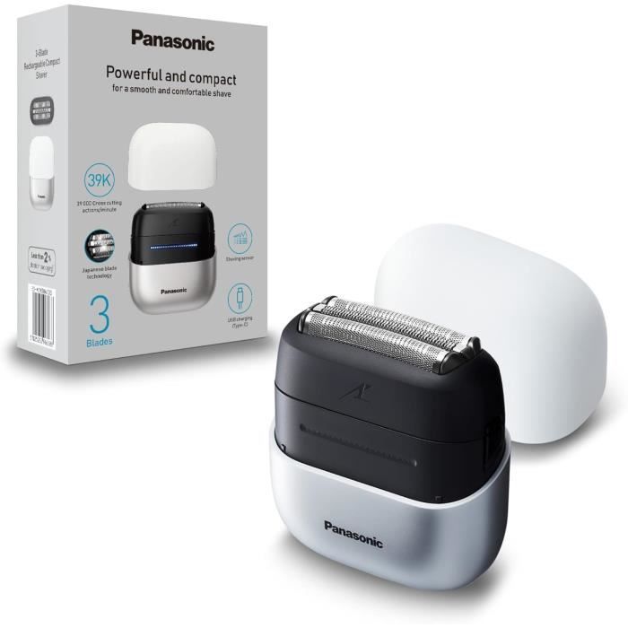 Rasoir électrique PANASONIC ES ACM3BW503 3 Lames Charge USB C Étanchéité IPX7 - vue 2