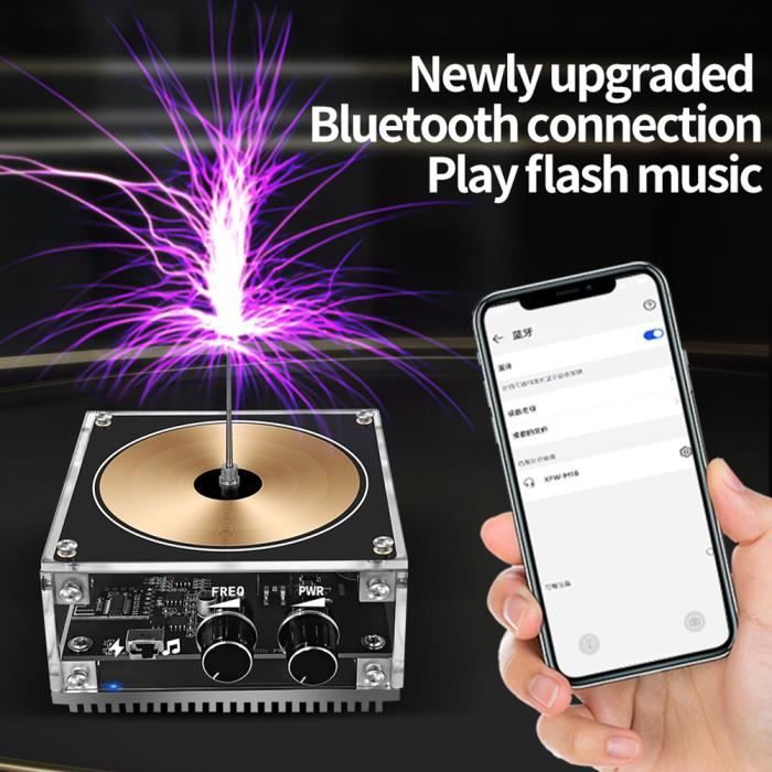 Bobine Tesla 15W Fait Main - Kit Bricolage Arc Musical Et Transmission Énergie Sans Fil