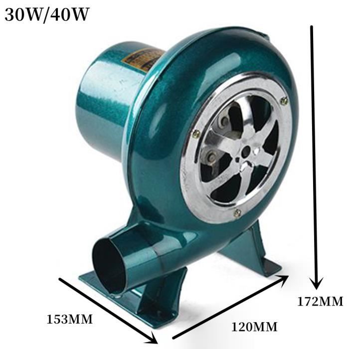 Souffleur électrique Gonflable 150W - Ventilateur Centrifuge, 160 M³/h, Pour Structures Gonflables Ou Dépoussiérage