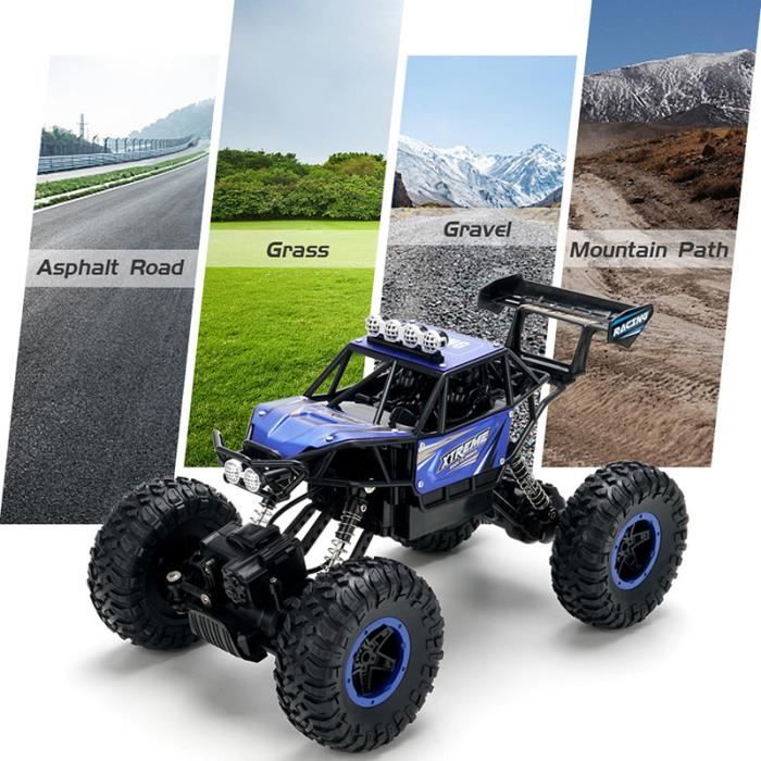 voiture télécommandée bleue