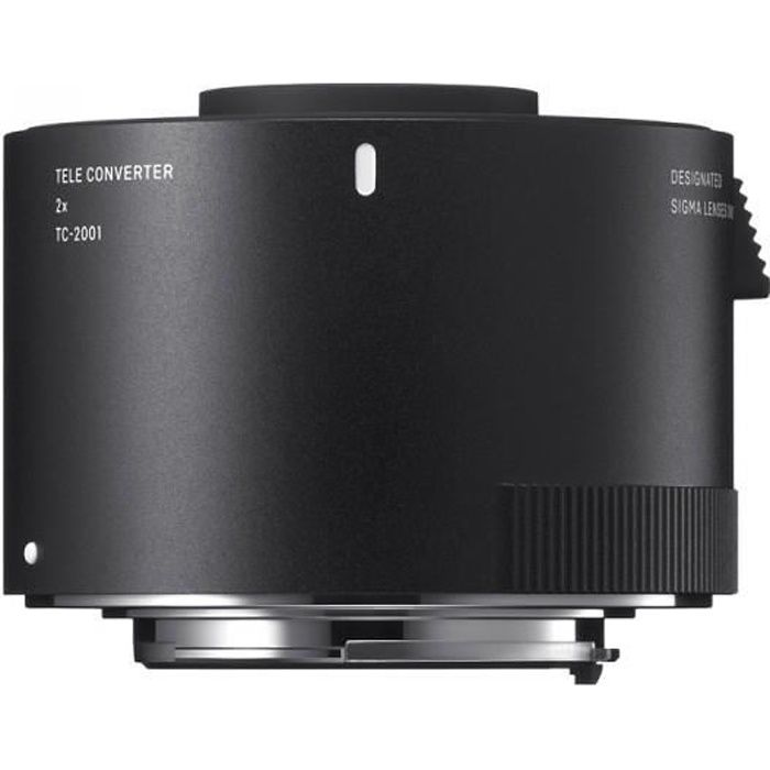 Convertisseur SIGMA TC-2001 2X pour Canon - Diamètre 6.98 cm - Montage Canon EF - Poids 290 g