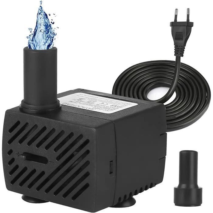 Lnicez Pompe a Eau 45W 3200L/H Ultra Silencieuse pour Aquarium et Bassin Submersible 1,8m Câble