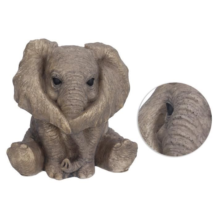 Bougeoir éléphant En Verre – Figurine Animal – Déco Transparente – Neuf