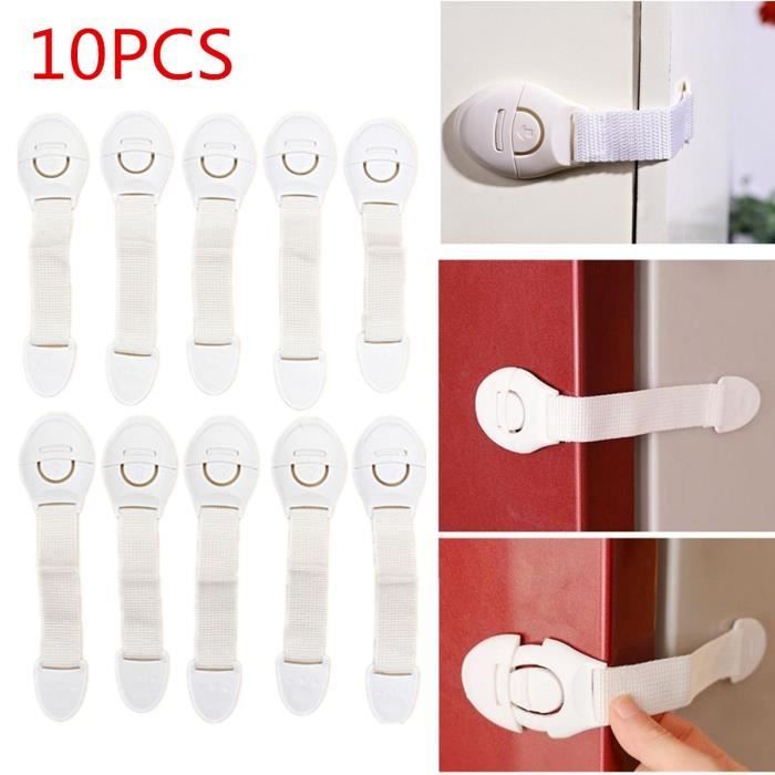 TEMPSA 10 PCS Fermeture Serrure Sécurité Infantile Enfant Bébé Pr Placard  Porte Tiroir - Cdiscount Puériculture & Eveil bébé