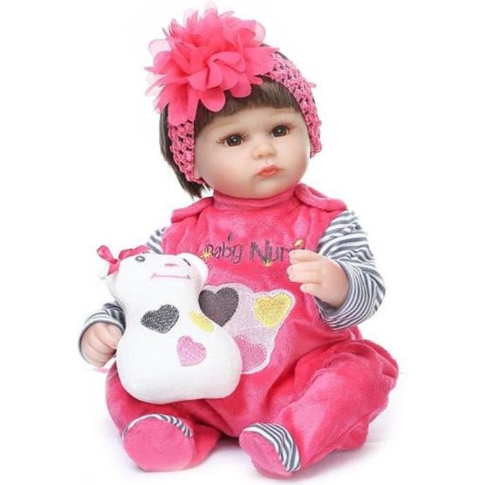 Tempsa 42cm Reborn Poupee Bebe Silicone Fait Main Lifelike Realiste Fille Nouveau Nee Jouet Cadeau Cdiscount Jeux Jouets