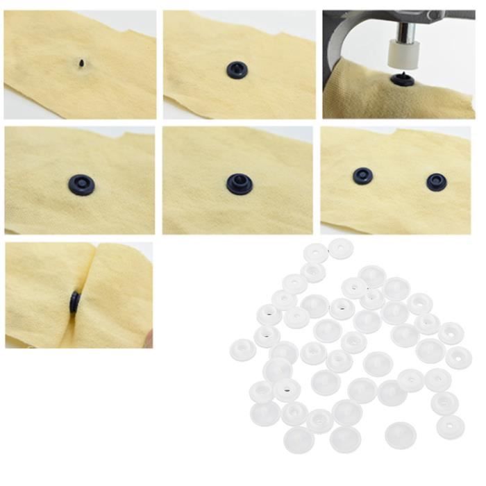 Boutons Pression T5 POM Lot De 1000 Boutons-pression En Plastique