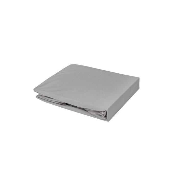 Drap housse élastiqué en 100% coton peigné - flanelle - 140 x 195 cm Drap housse élastiqué en 100% coton peigné - flanelle - 140 x 195 cm