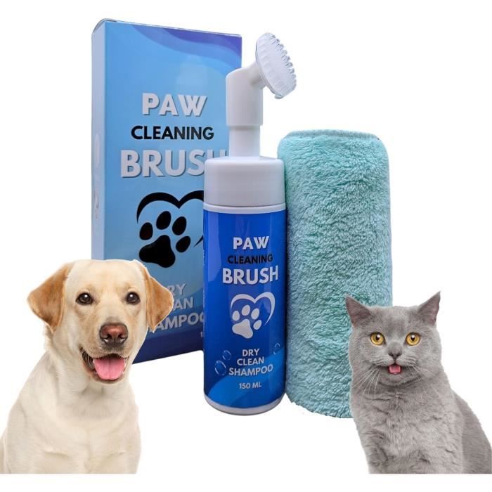 Nettoyeur Pattes Chien, Coussinets Pour Chien, Brosse Avec Mousse De