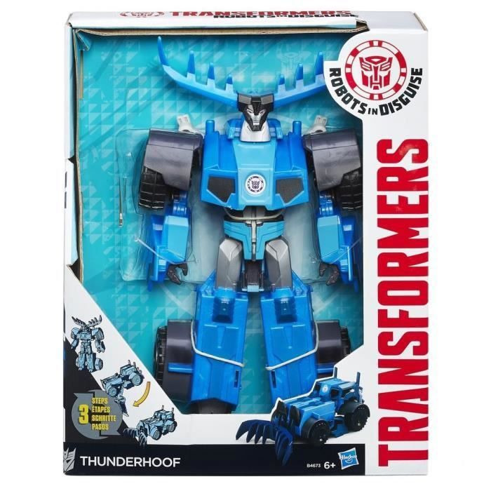Transformers - HASBRO - Robot in Disguise - 3 Step Changers - Figurine miniature pour enfant de 6 ans et plus