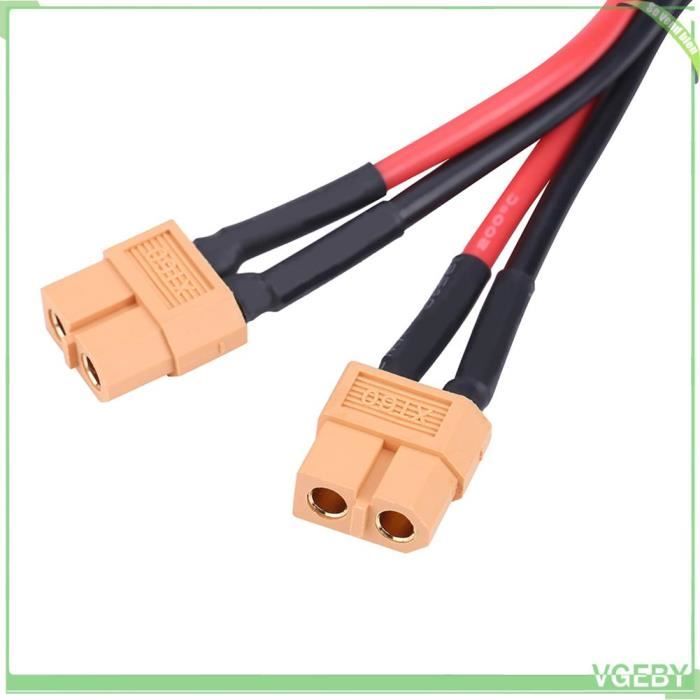 WMYCONGCONG Lot De 2 Câble D'extension De Connecteur De Batterie