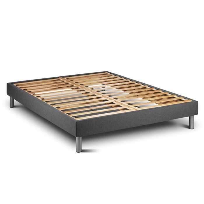 Sommier KIT VITALSOM Gris 200 x 200 cm Sommier KIT VITALSOM Gris 200 x 200 cm