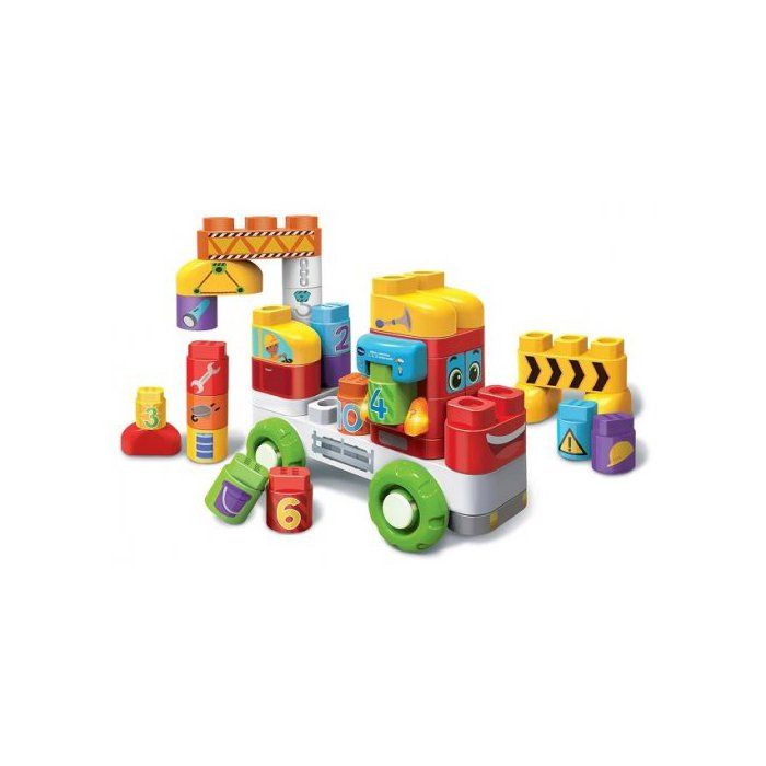 Camion Dépanneuse VTech Interactif – Jouet 3 En 1 à Tirer – Avec Voitures Et Rampe – Dès 1 An