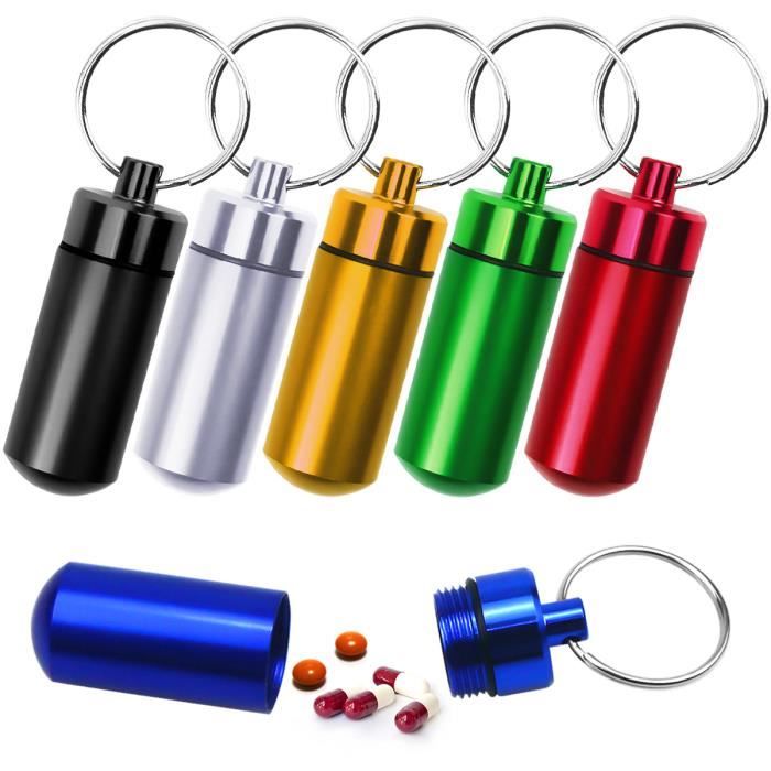 Switty 1 PC Mini Premiers Soins Pochette Multifonctionnelle Médecine durgence Sac De Rangement Pilules Médicaments Organisateur pour Voyage Activités De Plein Air Bleu 