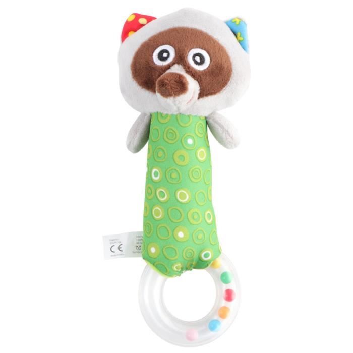 1 Pc Main Hochet Jouet Dessin Anime Doux Cloche Apaiser Poupee En Peluche En Pour Bebe Nourrisson Plush Cdiscount Puericulture Eveil Bebe