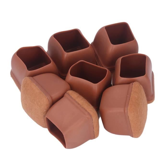 Tbest Couverture De Jambe De Meuble Lot De 20 Couvre-jambes De Chaise TPR Protecteur De Sol Pour