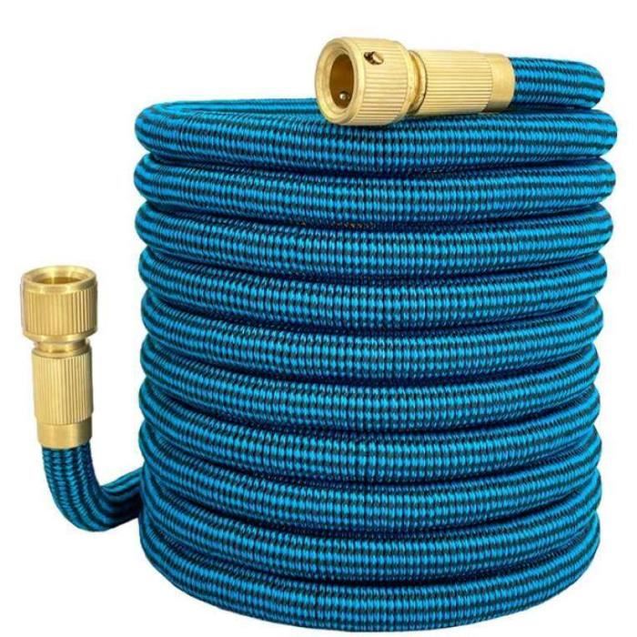 Tuyau Alimentaire Meskular 3m - Qualité Alimentaire, PVC 3 Couches, Raccords Rapides - Camping-car, Jardin