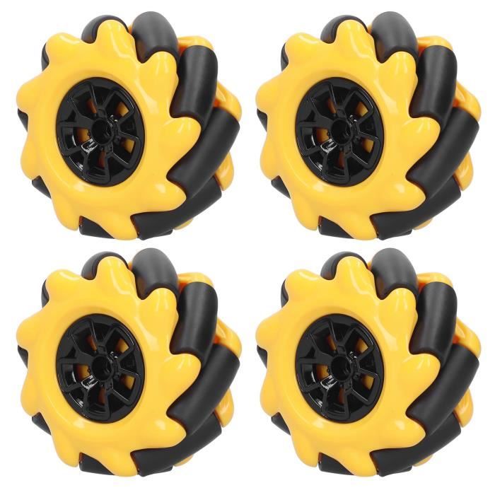 4 Roues Mecanum RC 100mm Gauche Droite - Jeu Omni Pour Voiture Robot, Accessoire RC Performant