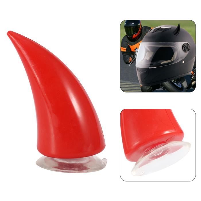 Décoration Casque Moto X AUTOHAUX 2Pcs Voiture Moto Casque Taureau