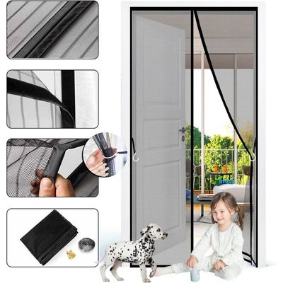 MagnéTique Moustiquaire Porte 145 X 240 Cm Fermeture