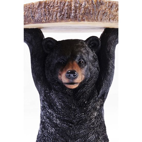 Table D'appoint Suricate Sœurs Kare Design - Marron Rond Ø33cm - Déco Originale Intérieur