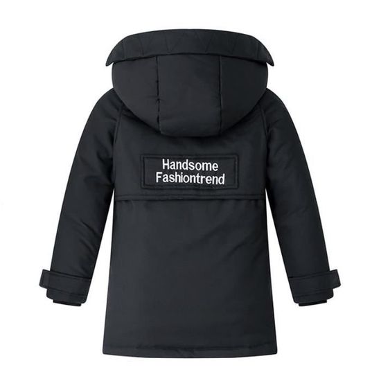 Manteau D'hiver Enfant Léger Et Chaud - Coupe-vent Imperméable à Capuche Pour Garçon Et Fille (6 Mois à 6 Ans)