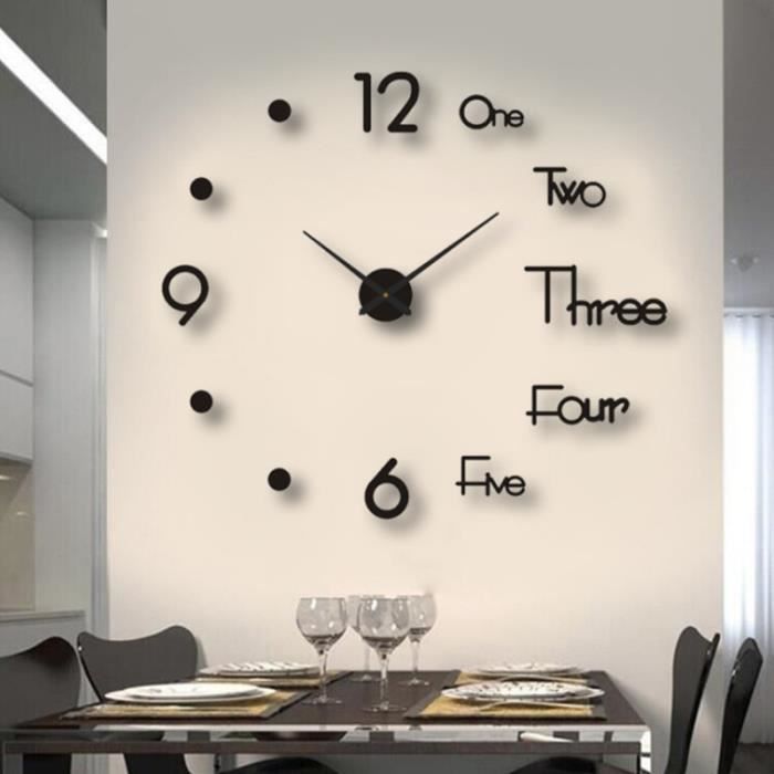 Horloge Murale Numérique Design