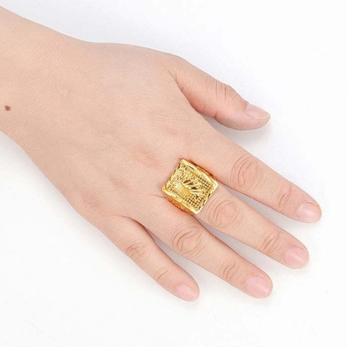 Bague or 24 carats homme deals