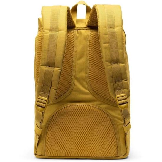 - 10492-03003-OS Herschel Little America Mid Volume Jaune Sac pour adulte unisexe Arrowwood Charbons en croix