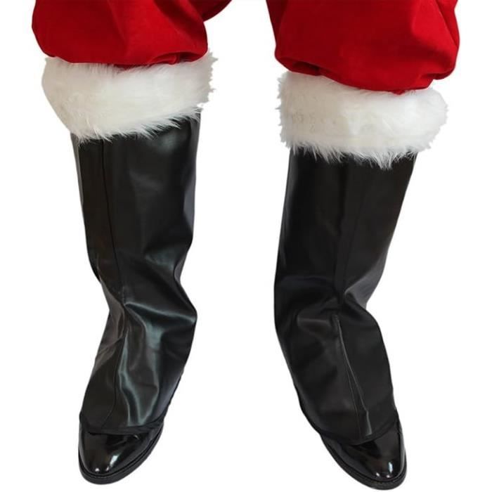 Costume Saint Nicolas Velours Costume Père Noël ZW015-4XL - 10 Pièces Velours, Tailles S à 4XL Costume Pere Noel Luxe