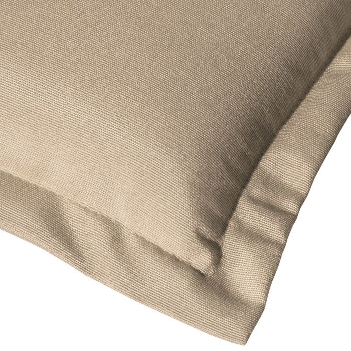 Beautissu Lot De 2 Coussins De Chaise De Jardin Loft NL Vert Foncé - 100x50x6cm Épais Et Confortables - Coussin Dossier Extérieur