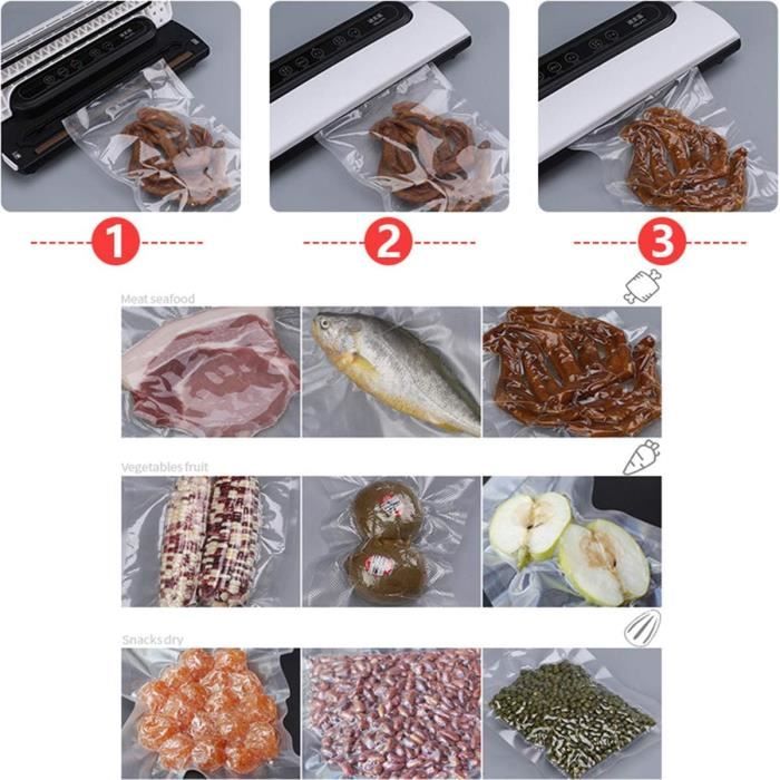 DZ-260S - Machine d'emballage sous vide alimentaire, scellant sous vide de cuisine, stocker la viande dans des sacs Plus puissant et efficace DZ-260S - Machine d'emballage sous vide alimentaire, scellant sous vide de cuisine, stocker la viande dans des sacs Plus puissant et efficace
