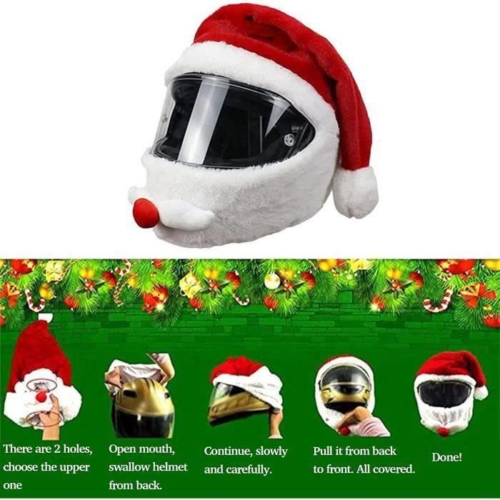 Housses De Casque De Moto De Noël Pour Casque De Moto, Casque De Père